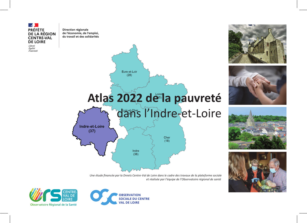 Couverture Atlas pauvreté - Indre-et-Loire