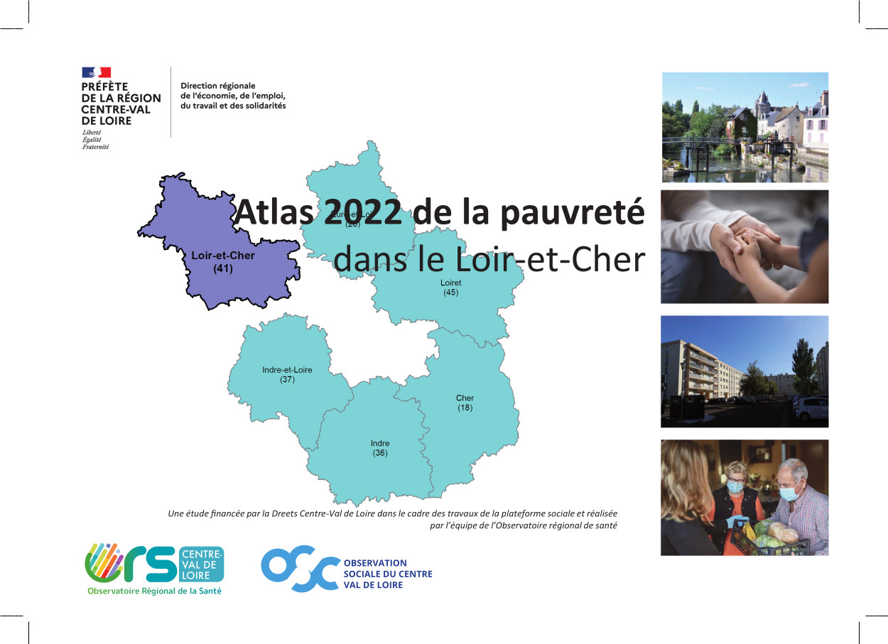 Couverture Atlas pauvreté - Loir-et-Cher